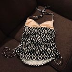 Lands' End tummy control tie sides Tankini Top Photo 7