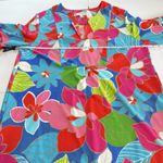 Jude Connally Colorful Floral 3/4 Bell Sleeve Kerry Dress Pockets ‎ Size MEDIUM Photo 4