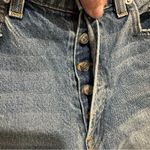 Revice Denim Revice High Rise Distressed Straight Leg Button Up‎ Jeans Women's 27 Photo 4