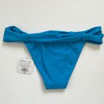 Body Glove  Azuro Blue Bali Hipster Bikini Bottom XS NWT Folded Waistband Charm Photo 3