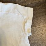 Madewell Cotton Ottoman Jacquard V-Neck Boxy
Ribbed Crop Top in Bright Ivory XL Photo 9