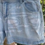 Cotton On COTTON:ON Women’s Light Blue Southwest Print Denim Shorts Photo 3