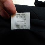 Tadashi Shoji Vintage Tadashi Blouse Womens M Black Sheer Pleated Off Shoulder Halter Goth Y2K Photo 11