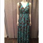 Banana Republic ✨Silk Printed Ruffled Hem Maxi Long Dress ✨ Photo 1