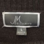JM Collection FINAL MARKDOWN  cowl neck sweater large Photo 3