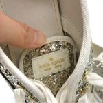 Keds x KATE SPADE Platinum Glitter Lace Up Sneaker Gold Silver 8.5 Photo 6