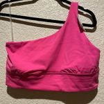 Lululemon NWT  Align Asymmetrical Sports Bra  Sonic Pink Color Size 12 A/B Photo 7