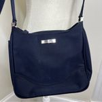 Vintage Strada Navy Blue Purse Handbag Crossbody Several Compartments Photo 1