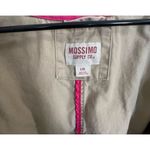 Mossimo Supply Khaki Zip Up and Button Up Hooded Jacket Tan Size L Photo 1
