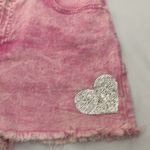 Windsor Denim Pink Shorts with Heart Detail woman’s size large Photo 1