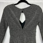 Free People  Heartstopper Dress Gray XS Long Sleeve Tweed Mini Fit & Flare Skater Photo 9
