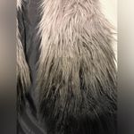 BKE  black ombré faux fur vest size M Photo 1