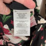 Equipment  Femme Black&Pink Floral Clea Silk Button Front Shirt Dress Sz.M Photo 14