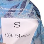 Gorgeous Blue Floral Maxi Dress Puff Sleeves Square Neck Photo 7