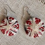 🪸Real Starfish Handmade Earrings🪸 Red Photo 0
