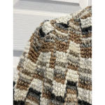 Donnkenny Jacket Women’s 12 Gray Beige Wool Blend Boucle Lined DK‎ Gold Photo 10