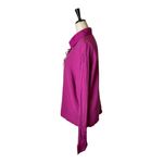 J Lindeberg Shirt Women XL Pink‎ Textured Cotton Collared Lace Up Front Top Pink Photo 6