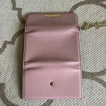 Bandolino  chain link wristlet tri fold pink wallet Photo 9