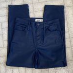 Edgely (Maurices) Faux Leather pants Blue Size 6P Photo 0