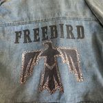 Boutique Free Bird Jean Jacket SZ S Photo 4