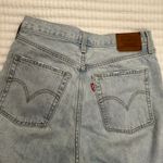 Levi's  Ribcage Straight Ankle sz 29 Light Wash Jeans Button Fly Jeans Photo 7