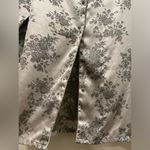 secret treasures VTG 90s Silver Grey Floral Button-Down Sleepshirt Night Gown M Photo 7