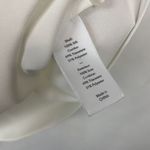 Elizabeth and James Size Medium White Fringe Sleeveless Blouse tank top Silk Photo 9