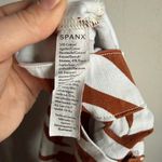 Spanx  On-the-Go Slim Ankle Pant Brown White Clay Zebra Print Pull On Womens M Photo 5