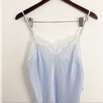 BP Blue Lace Satin Cami Tank Top Spaghetti Strap Loungewear Size Medium NEW Photo 1