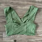 l*space L* Olive Green Bikini Top Photo 0