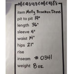 Molly Bracken Dress White Gold Stripe Ruffle Sleeve Woman's Size Small Party Photo 11