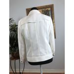 Lancy From 25 Womens Jacket Size SM Button Up Military Style Clueless Preppy White Photo 3