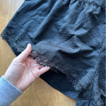 Victoria's Secret Victoria’s Secret Pajama Set, Silky Tank Top & Shorts, Black Animal Print/Lace Photo 8