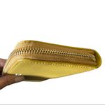 Furla Leather Yellow Zip Zippy Accordion Wallet EUC Photo 2