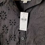 American Eagle NWT Eyelet Button Down Top Photo 3