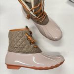 Seven7  Womens Wool Goose Boot Taupe Booties Shoes Size 8 Winter Rubber Sole Photo 0