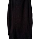 Band of Gypsies BAND OF THE FREE Renee Ribbed Pencil Skirt Black Pull-On Textured Knit NWT Small Photo 0