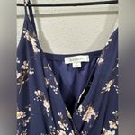 Francesca's Francesca’s Giselle Navy Floral Romper Photo 5