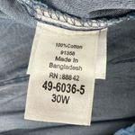 Woman Within Pants Womens 30W Blue Cargo Drawstring Elastic Waist Pockets Cotton Photo 10