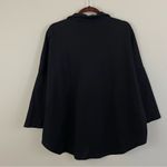 Tuckernuck Pomander Place Black Easy Polo Swing Sweatshirt Size M/L Photo 6