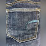 American Eagle  Outfitters Skinny Kick 6 Blue Flare Jeans Photo 6