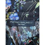 Pietro Brunelli Bella Maternity Dress Navy Floral Long Sleeve Midi Dress S Blue Photo 6