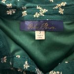 Blue Rain  Hunter Green Longsleeve Dress with White Floral Accents Photo 2