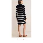 Vineyard Vines NWT Women's Roll Neck Stripe Sweater Dress Size L Merino Wool Photo 9