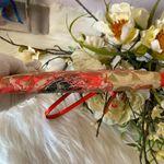 Coach RARE  Poppy Flower Signature Sequin Coral Patent Leather Photo 9