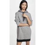 ATM Anthony Thomas Melillo Hoodie SWEATSHIRT DRESS S Charcoal French Terry Gray Photo 1