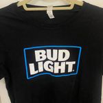 Bella Canvas  Women’s Short Sleeve Bud Light T-Shirt in Black Photo 1