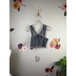 Urban Outfitters Out From Under Colorful Cropped Smocked Tank Top - Size - Large Photo 1