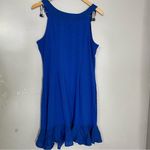 Tommy Bahama ‎ navy bottom ruffled mini sundress dress size medium Photo 2