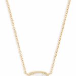 Kendra Scott Pearl White With Gold Short Necklace  Photo 0